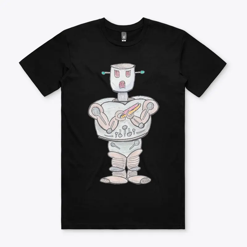 Robot w/ Hot Dog by Senseless Babble